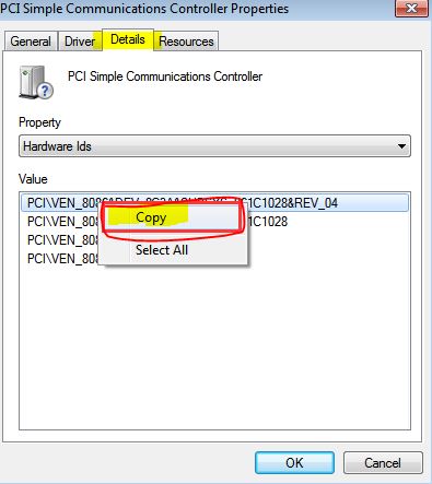 pci simple communications controller driver windows 10 hp